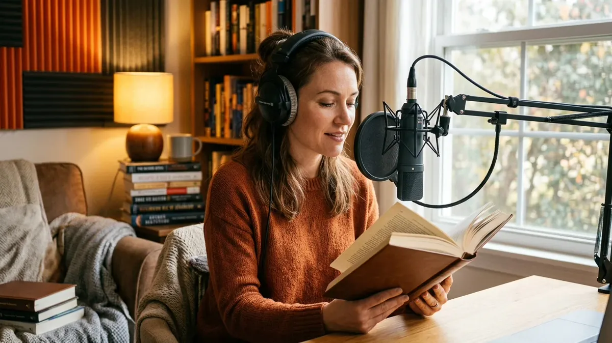 So wählen Sie eine Stimme für ein Hörbuch